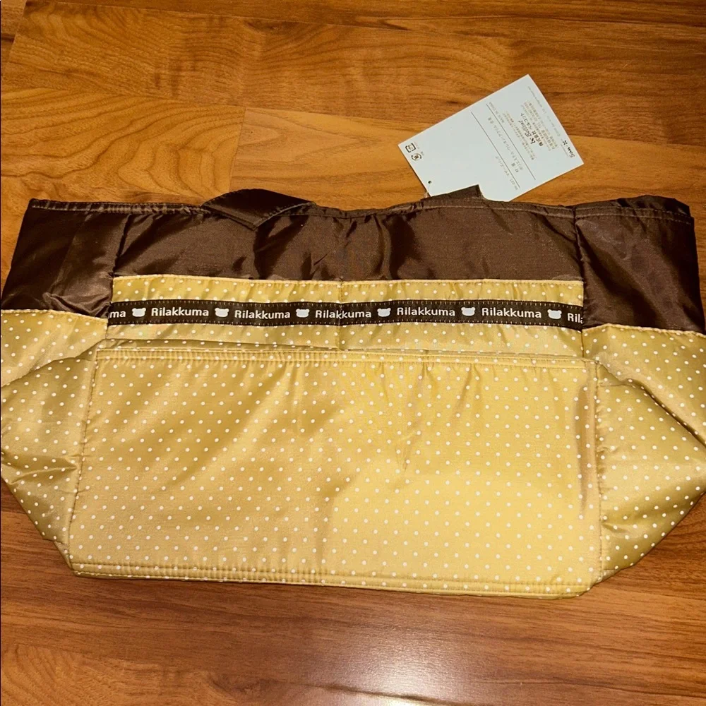 Rilakkuma Brown and Tan Tote Baby Bag